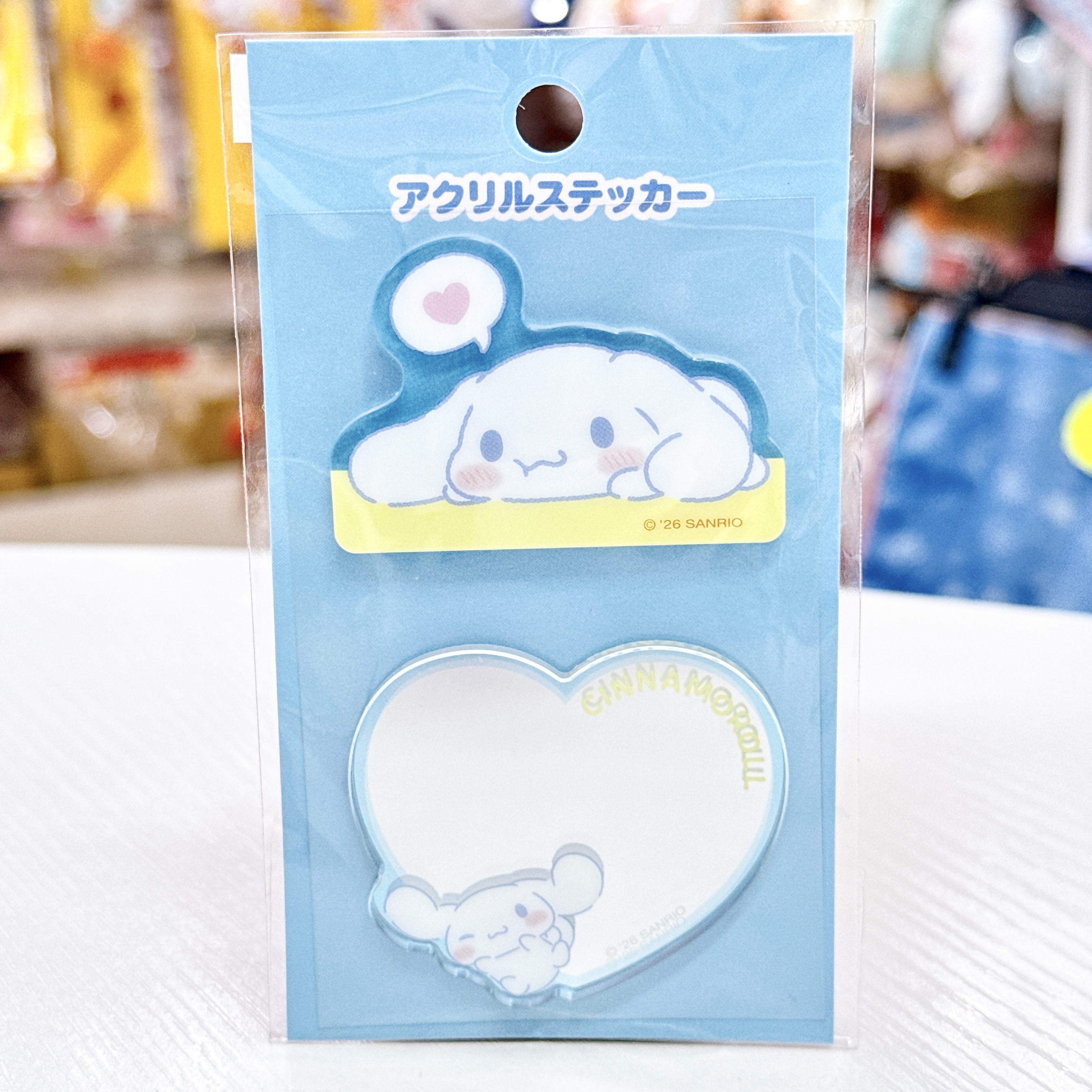 日本版Sanrio亞加力立體鏡貼紙