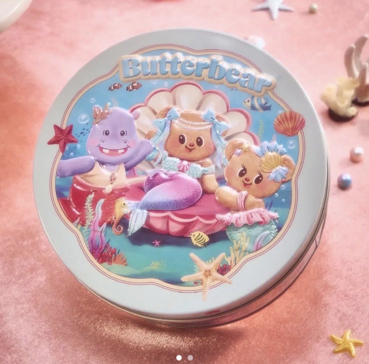 【預訂】泰國 Butter Bear 黃油小熊周邊 Thai Tea Cookies Tin Box