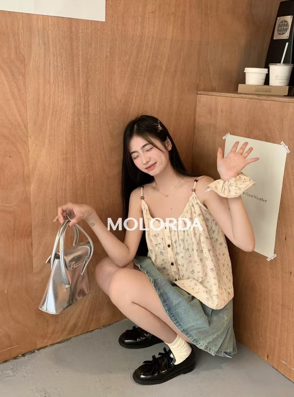 TP380韩系碎花吊带