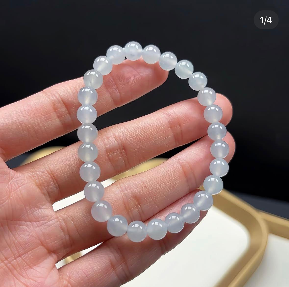 6.8mm 高冰種翡翠手串