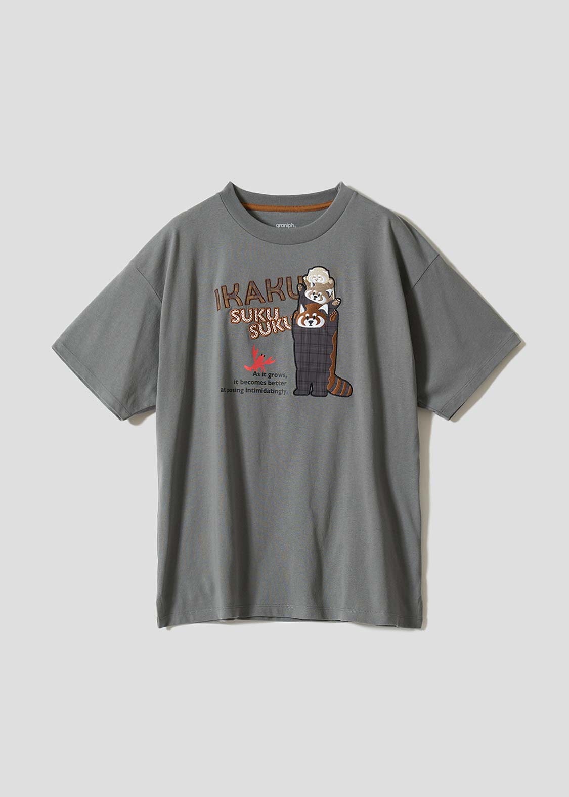 📦訂購 日本限定 graniph IKAKU Red Panda 小熊貓 T-SHIRT T恤