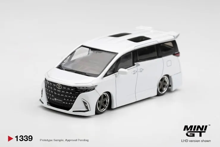 (預訂 Pre Order) Mini GT ( MGT01339-R ) Toyota Alphard 40 KUHL White