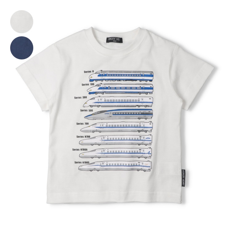 🆕【⭐訂購⭐】🇯🇵日本直送🌀歴代 #新幹線 鐵路道口貼花 雙面印花 短袖 tee［2款選］🌀[ELCA-0244][260426]