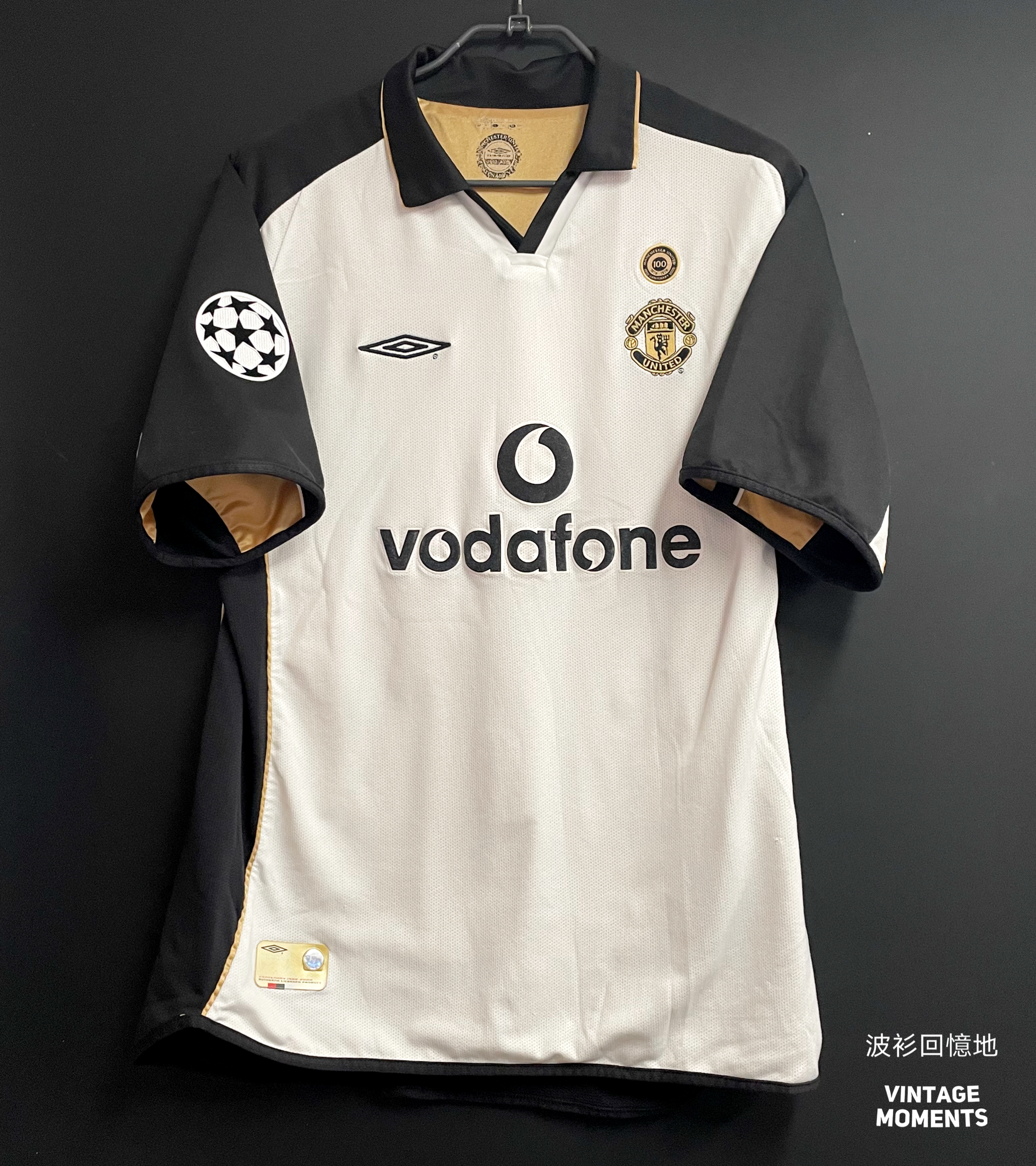 曼聯01/02百週年 蘇斯克查 MANCHESTER UNITED AWAY SOLSKJAER