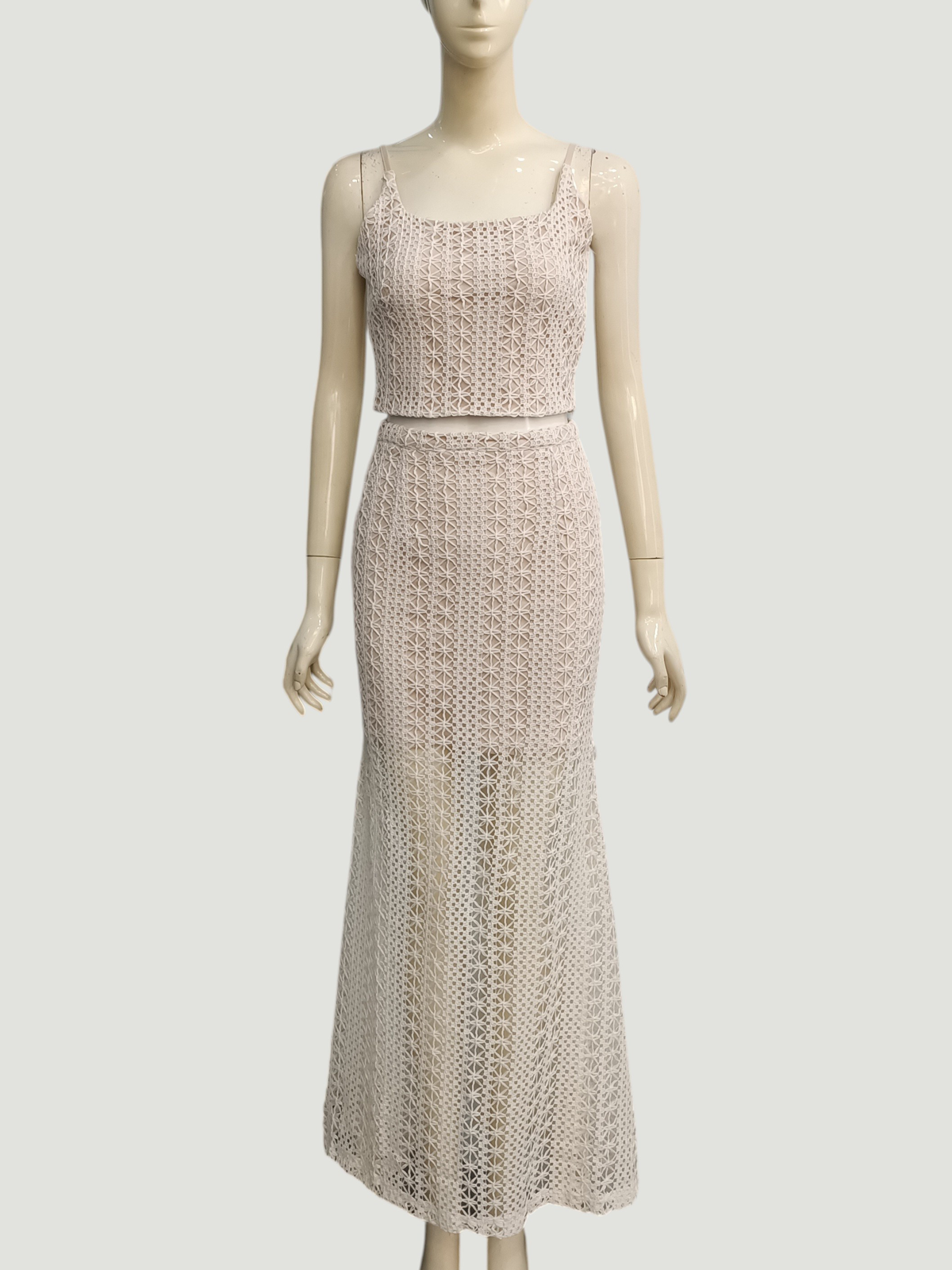 Vacation Sleeveless U Neck Set M187