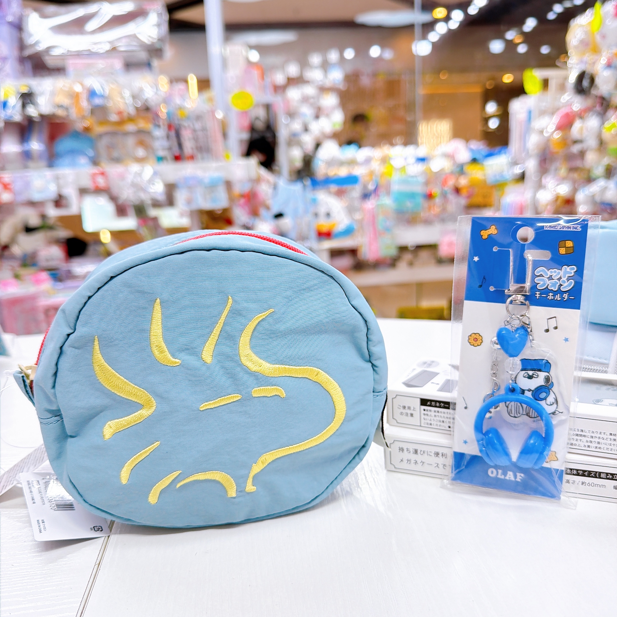 日本直送woidstock化妝袋 Olaf鎖匙扣