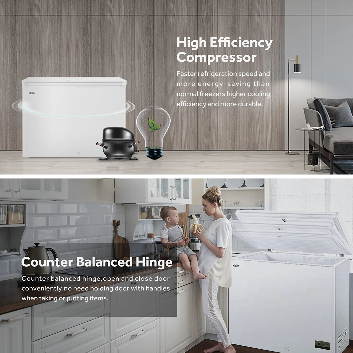 Haier 288L Chest Freezer (BD-288HEC)