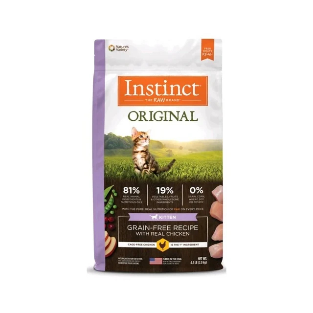 Instinct 本能 無穀物雞肉貓糧 幼貓配方 4.5Lbs