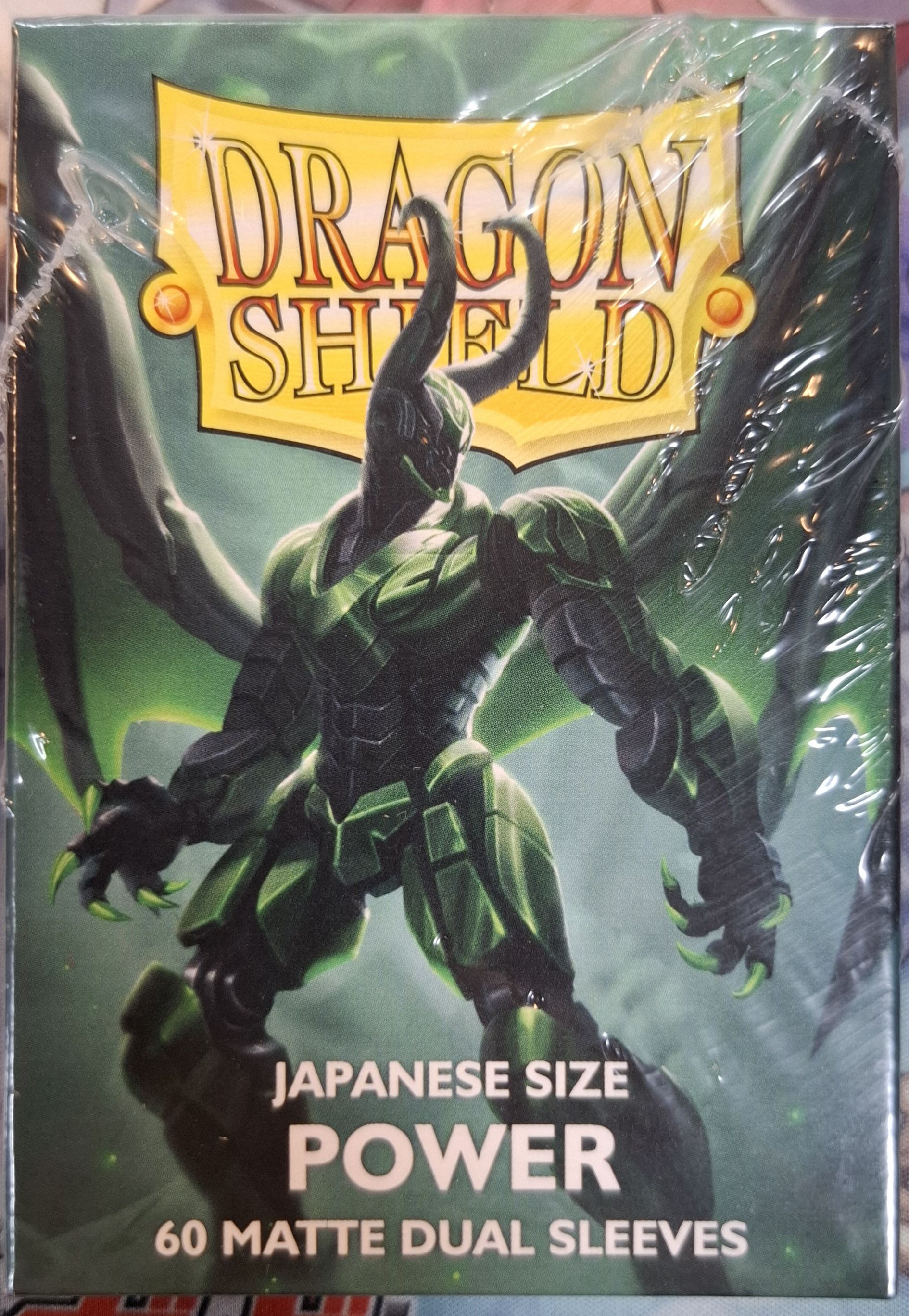 龍盾日版尺寸 力量60 霧面雙層卡套 POWER