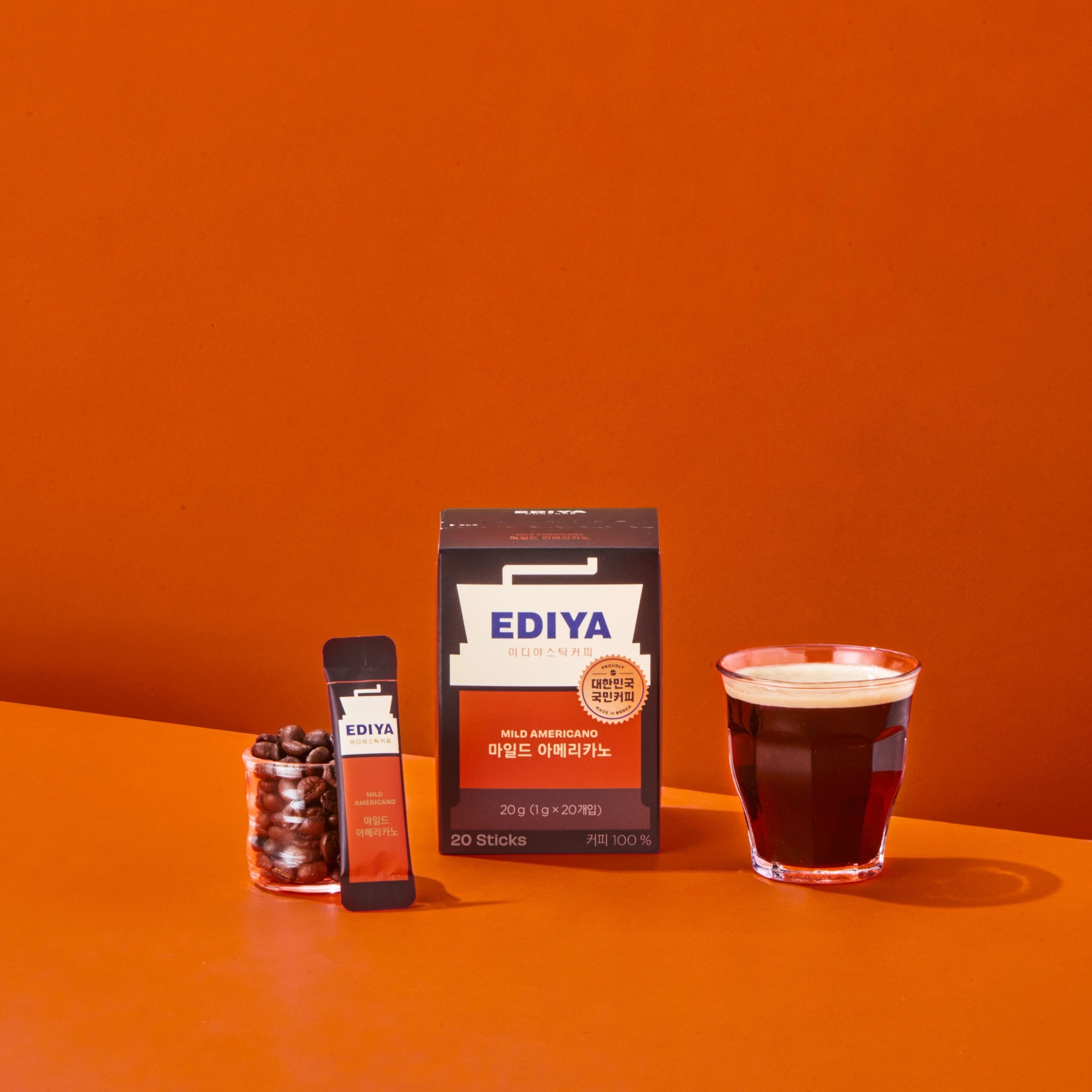 EDIYA COFFEE 即沖咖啡粉 20g (1g x 20個) - Original Americano / Special Edition / Mild Americano 平行進口