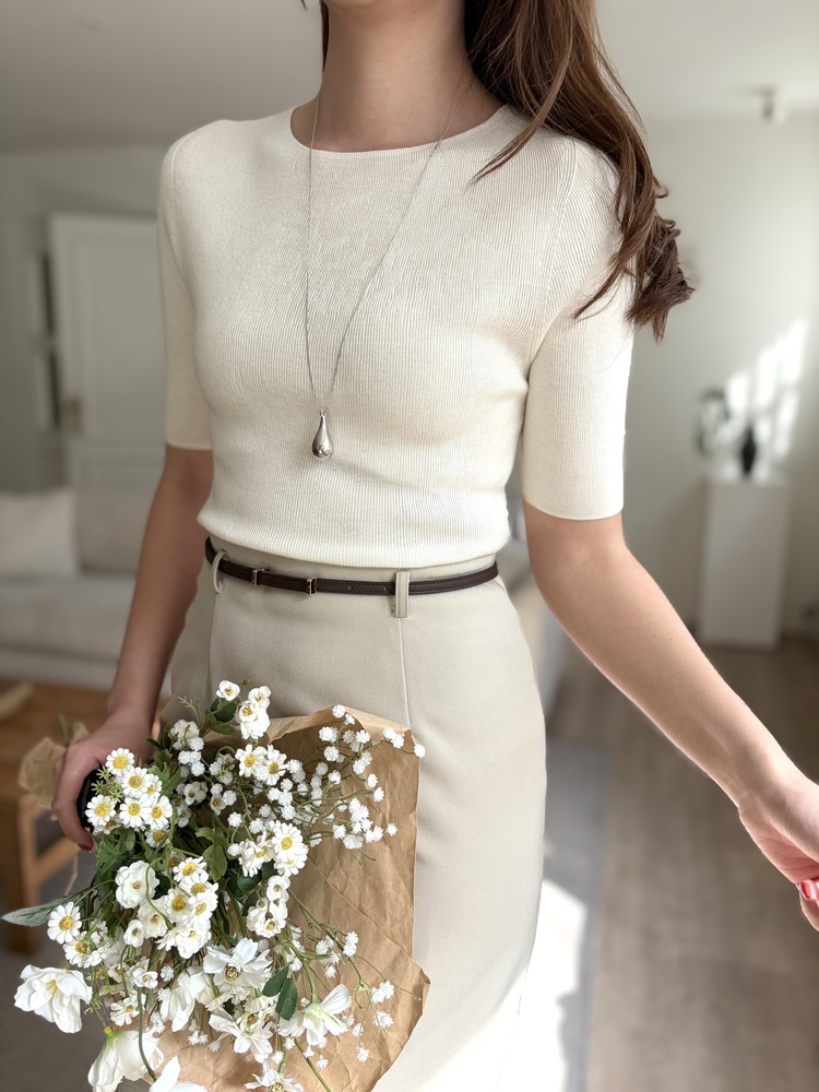 Essential Softy Daily Knit (Ivory)