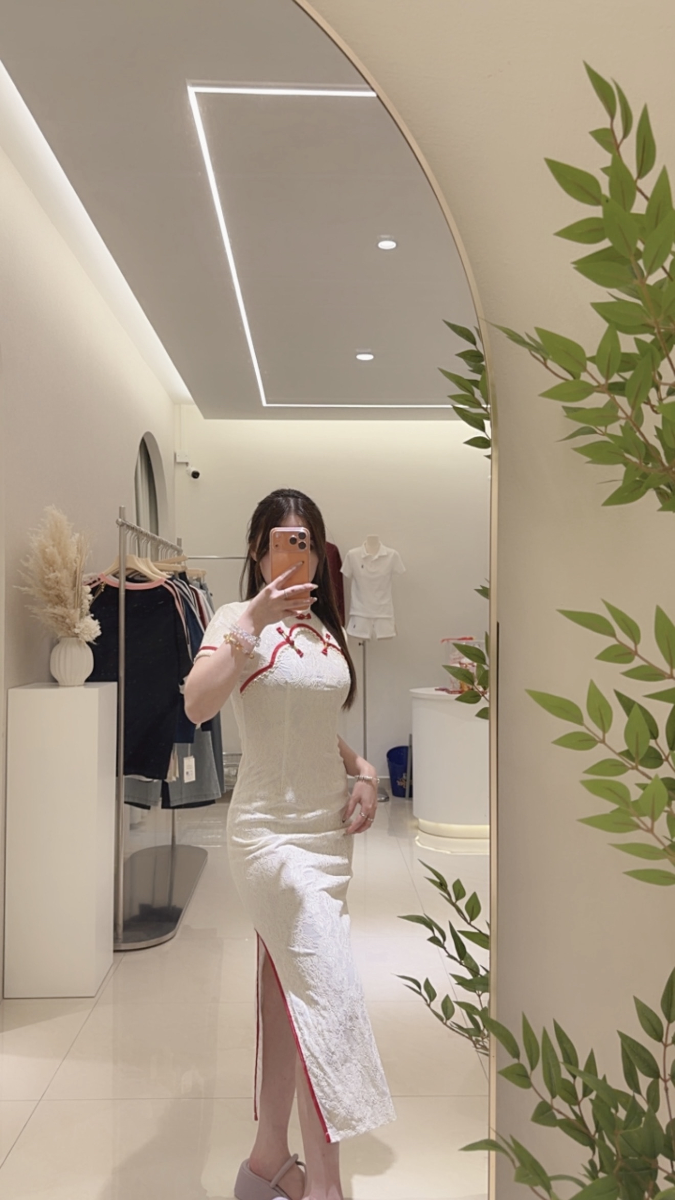 6623 气质蕾丝国风旗袍