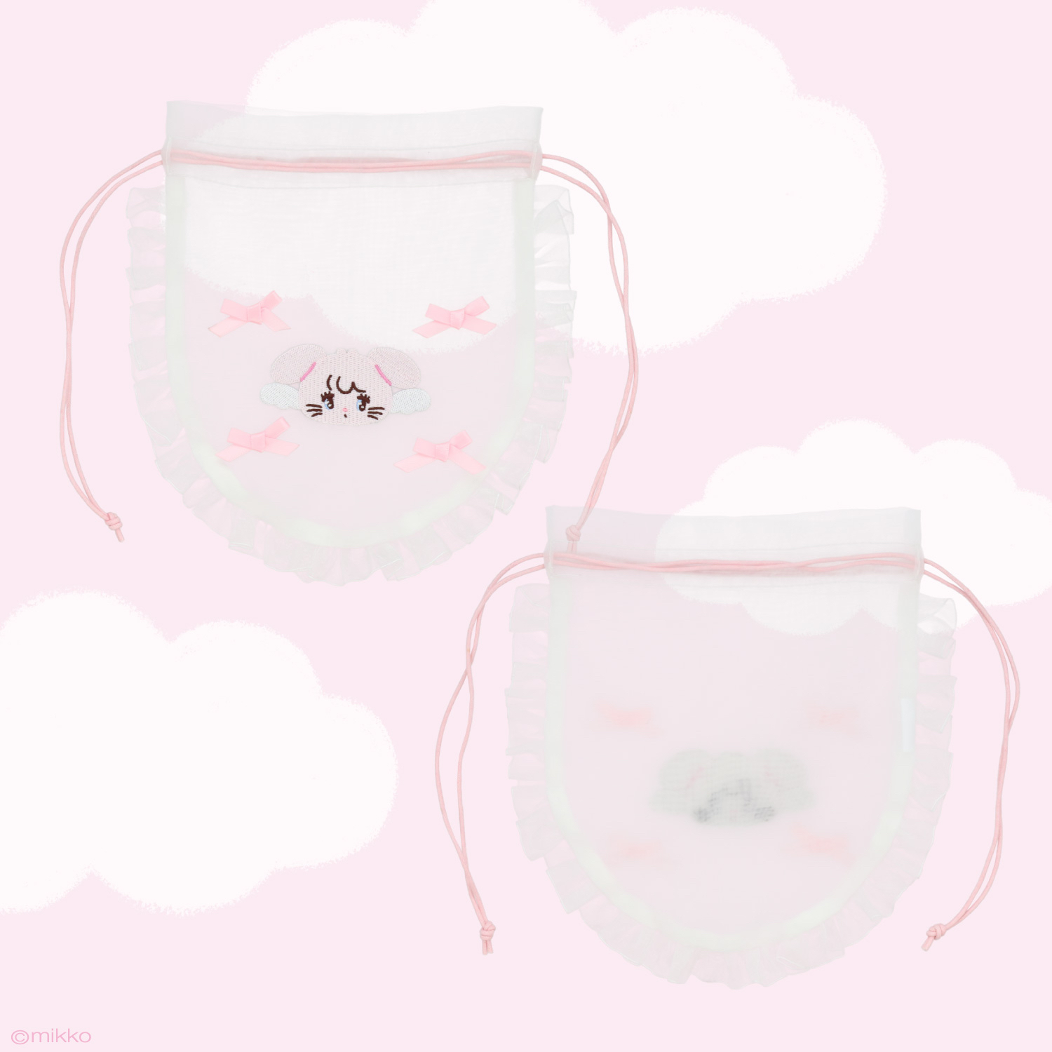 🎀【預訂】Lil ala mode❤︎mikko 天使系列圓形索繩包 - Cammy