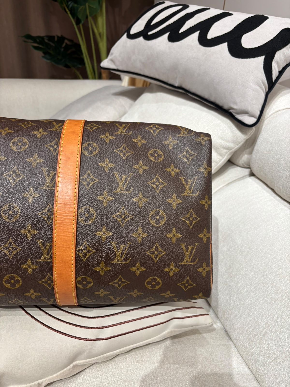 LV Keepall 45 Monogram 100%Authentic,85%new  