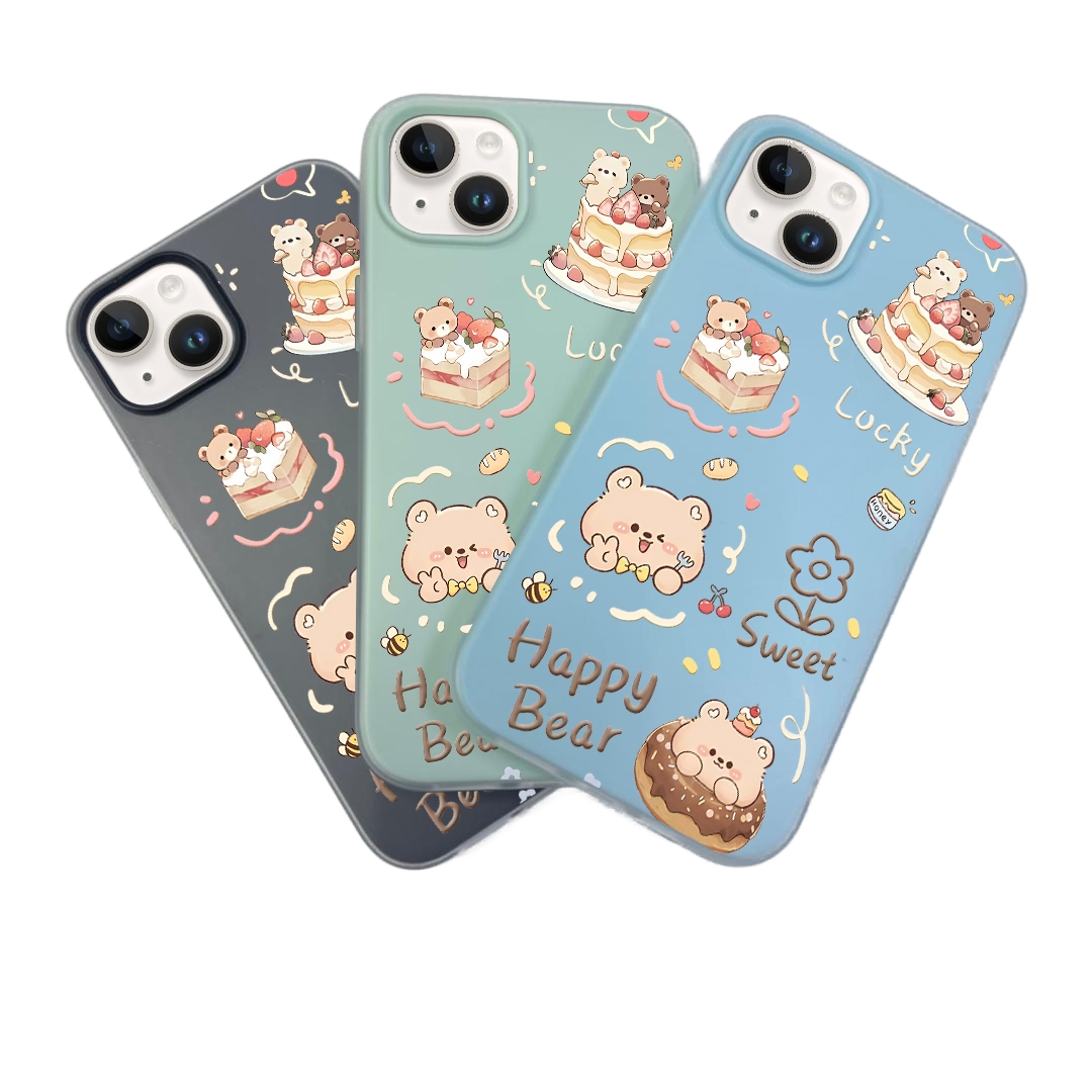 JELLY CASE PHONE FOR IPHONE - DESIGN BEAR B