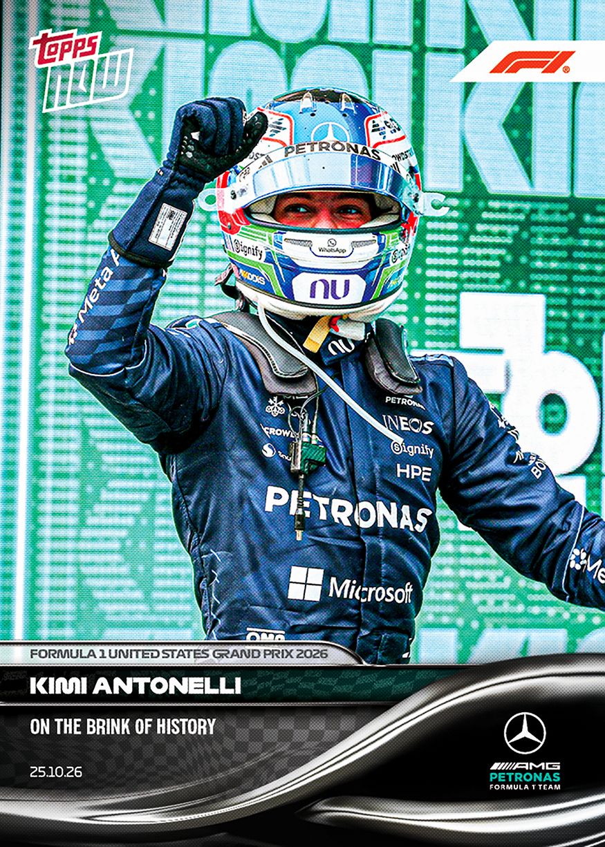 Kimi Antonelli - 2026 F1 Topps NOW® #68 United States GP 贏車卡【團購】