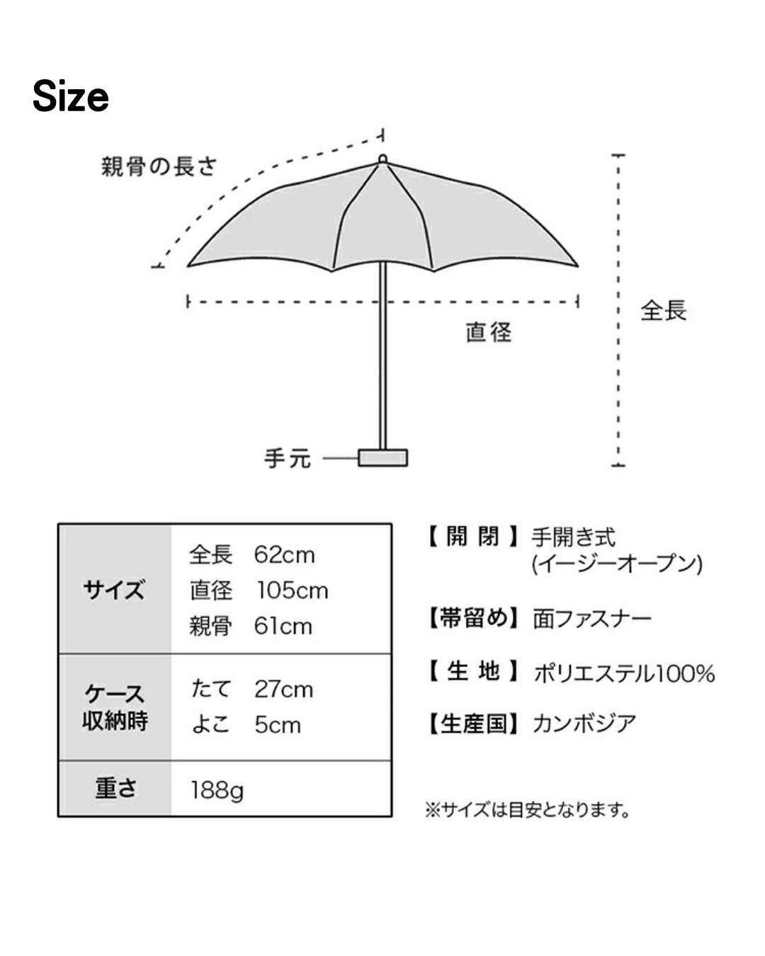 日本代購【 2026新商品 日本直送  Wpc. AIR-LIGHT 超輕量大傘面折傘 (僅重180g) | AIR-LIGHT Large Folding Umbrella (Only 180g! )】