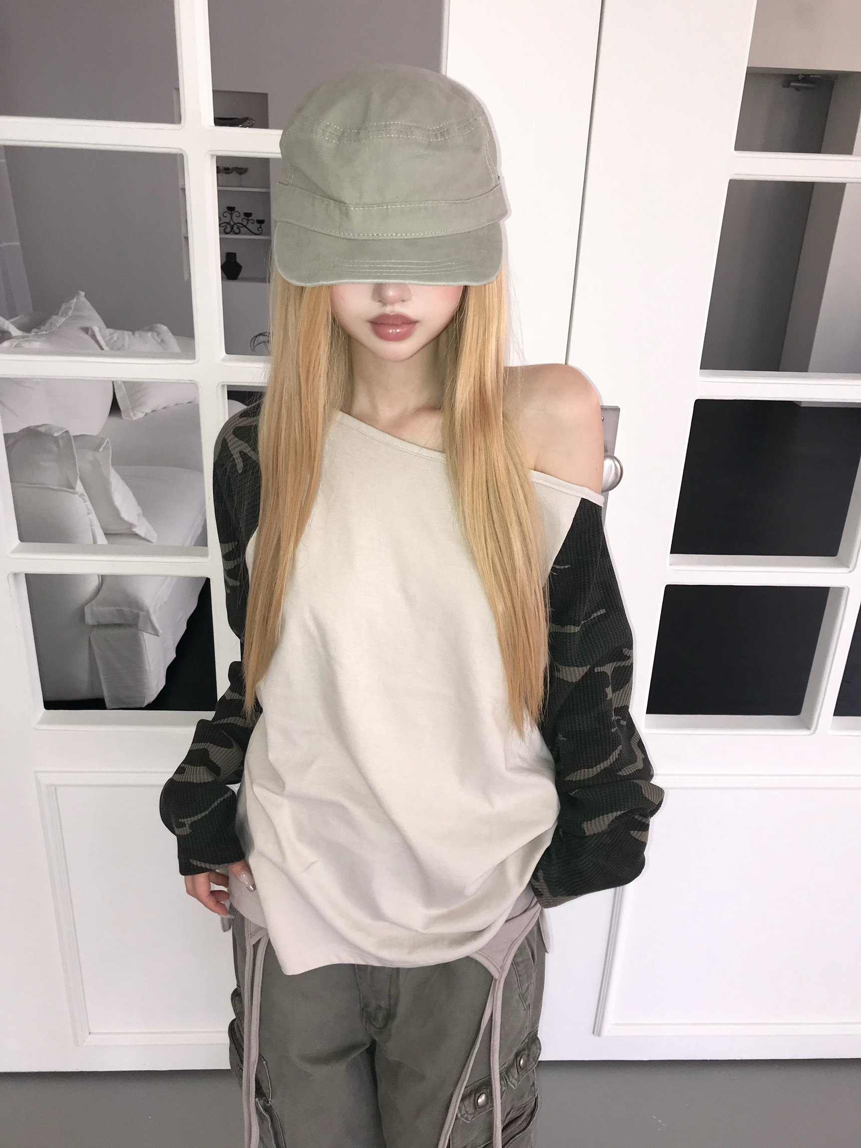 Camo Raglan Long Sleeve