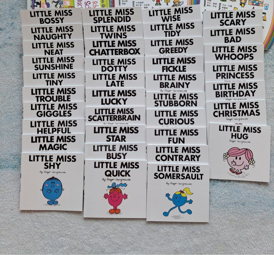 Little Miss The Complete Collection 妙小姐 英文繪本故事書｜37 books｜點讀版