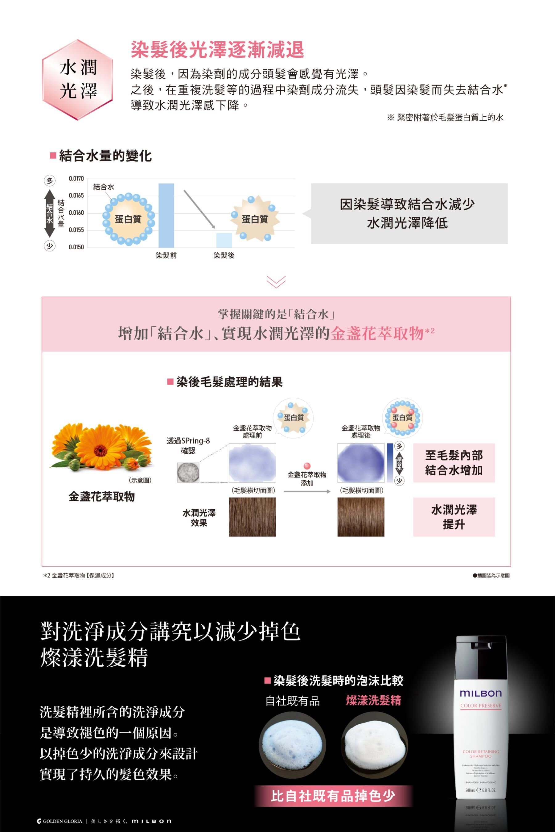 Milbon Color Preserve Color Retaining Shampoo 染後鎖色洗髮露 200ml