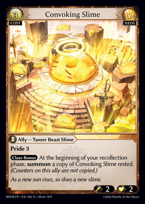 FOIL - Convoking Slime / RDOEVP-002 (R)