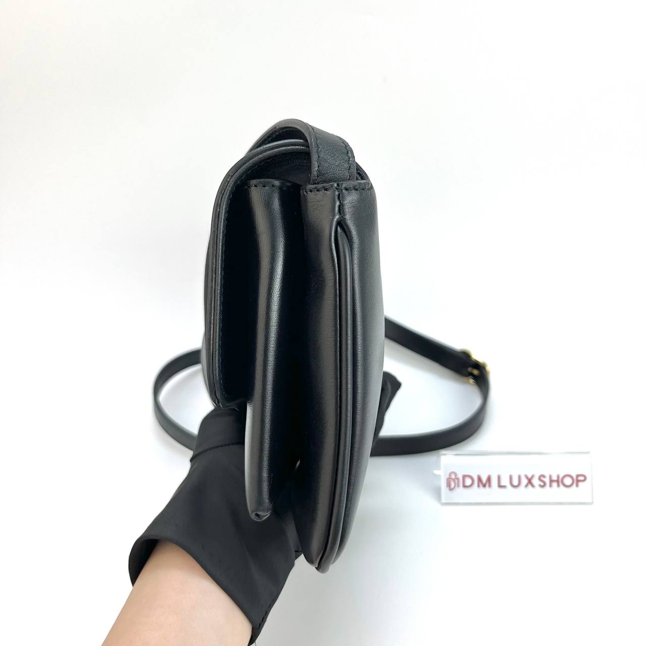 Gucci Arli Black Small Leather Shoulder Bag