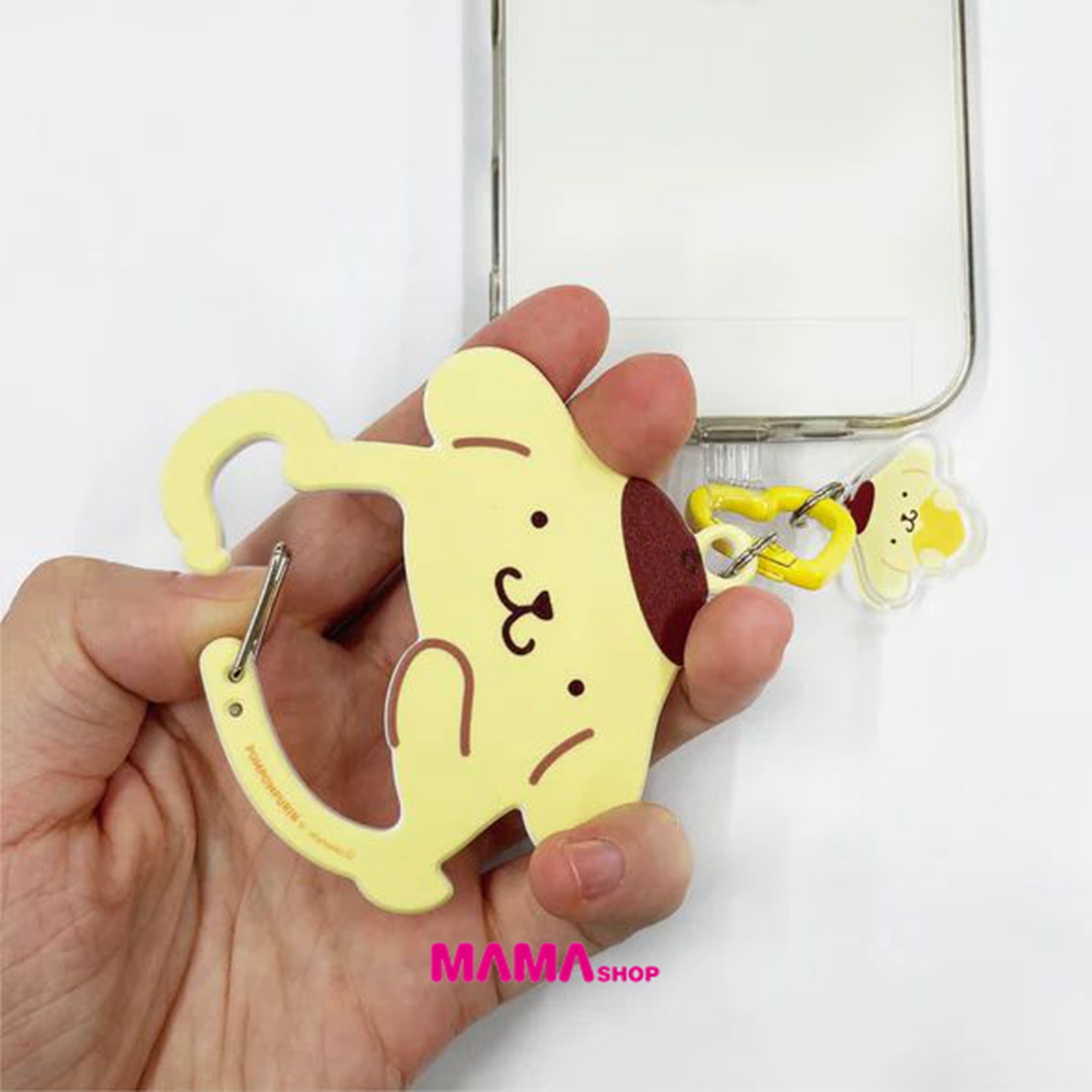 日本直送Sanrio 多功能手機指環連透明登山扣