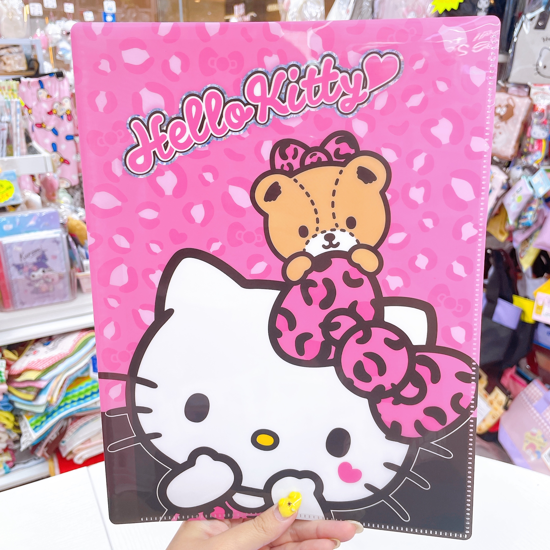 日本直送 Sanrio Hello Kitty Kuromi 豹紋系列文具產品