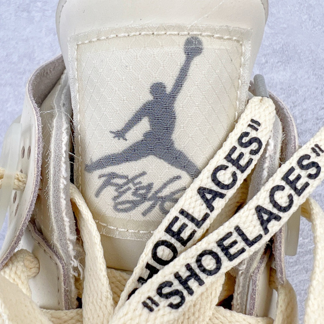 Off-White™ x Air Jordan AJ4 Retro"Cream/Sail" CV9388-100
