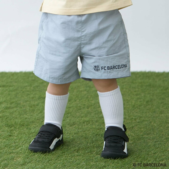 🇯🇵預訂 日本直送🇯🇵Petit Main x 巴塞球隊系列三色球隊標誌梭織短褲