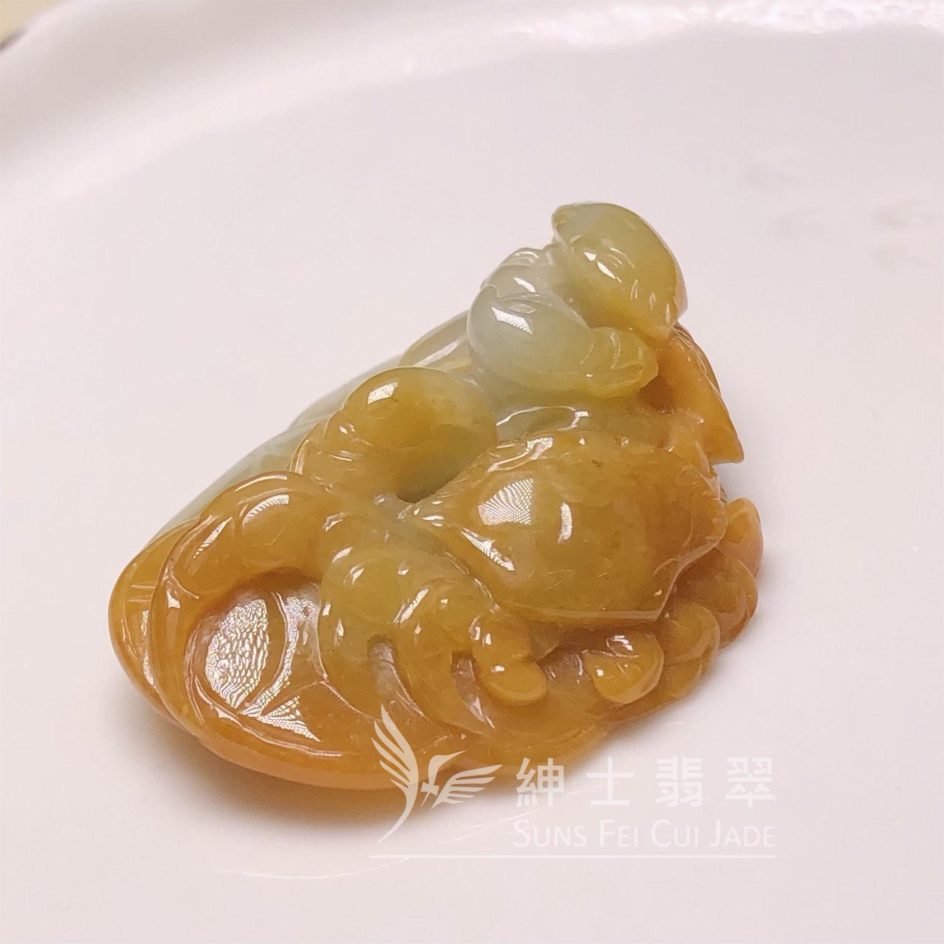 B08980 翡色橫財就手吊墜