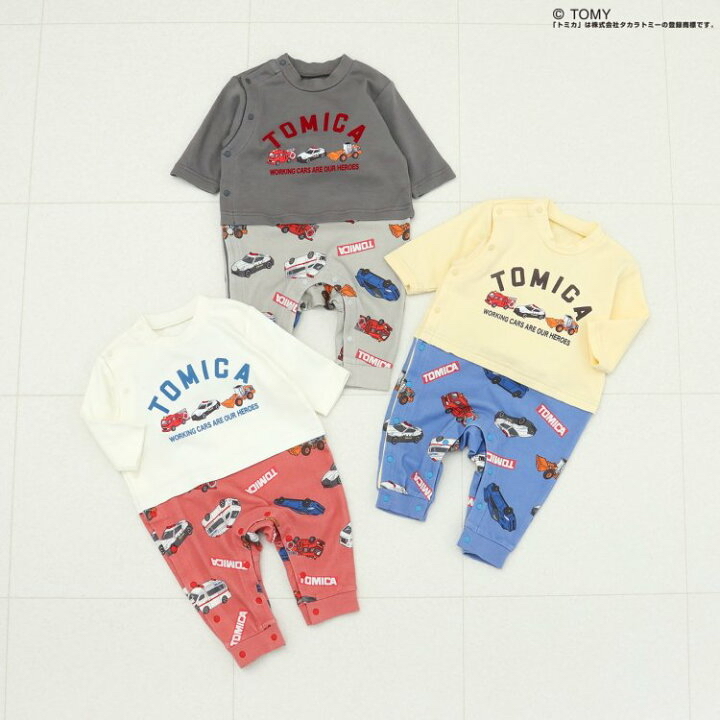 🇯🇵預訂 日本直送🇯🇵Breeze x Tomica系列三色車車印花長袖連身服