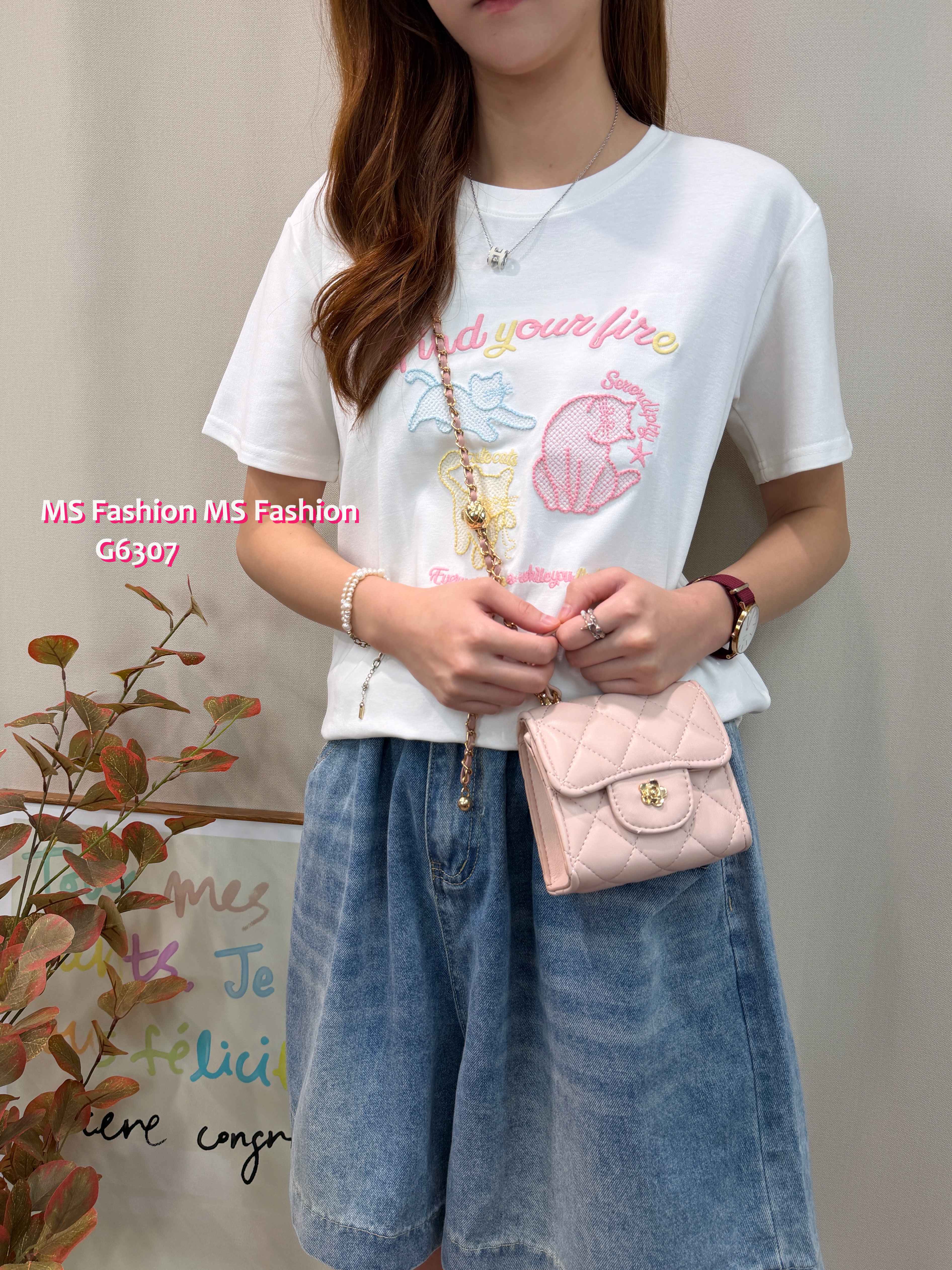 G6307 可愛貓咪tee