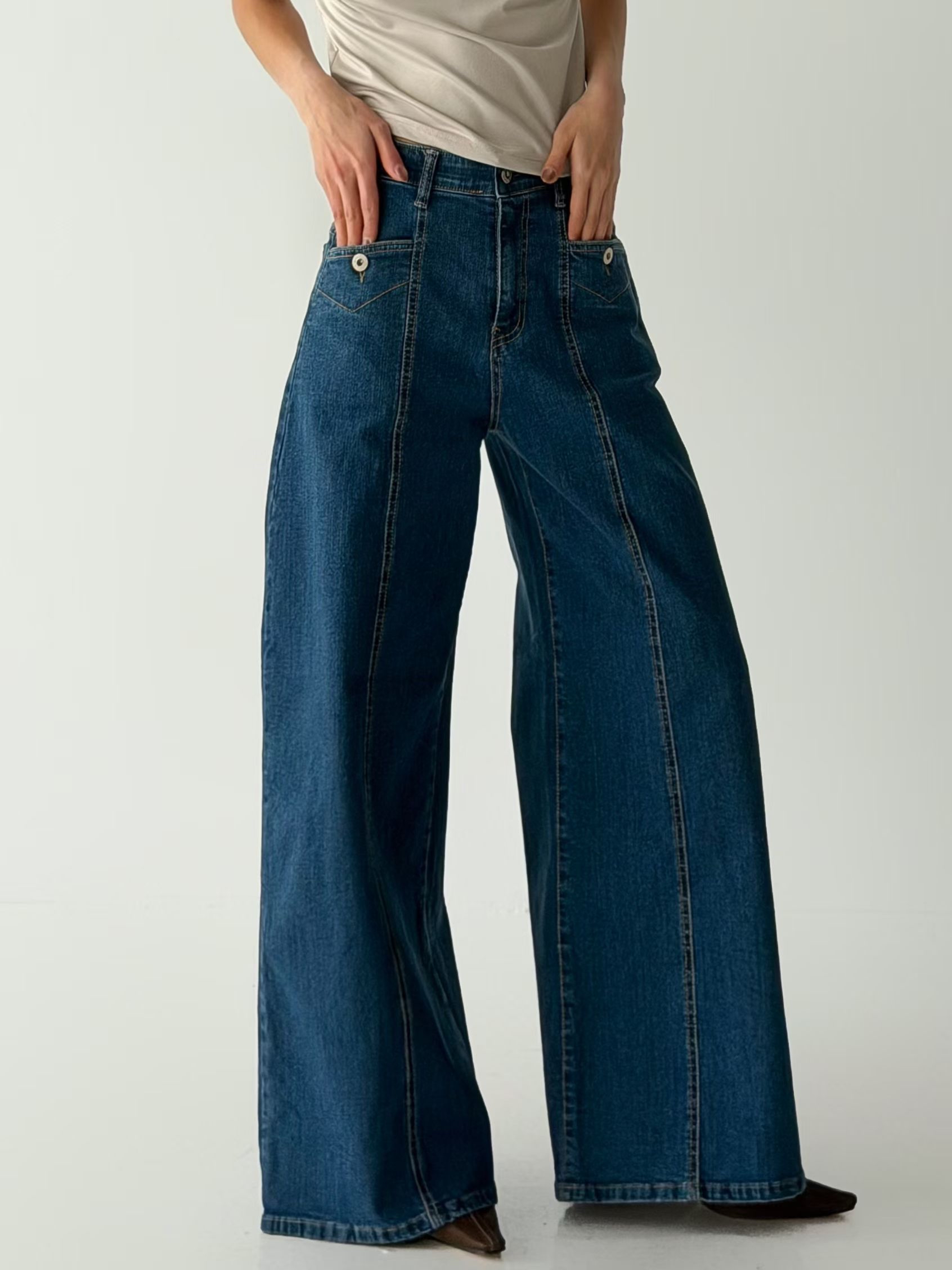 PT17 明骨線直筒牛仔