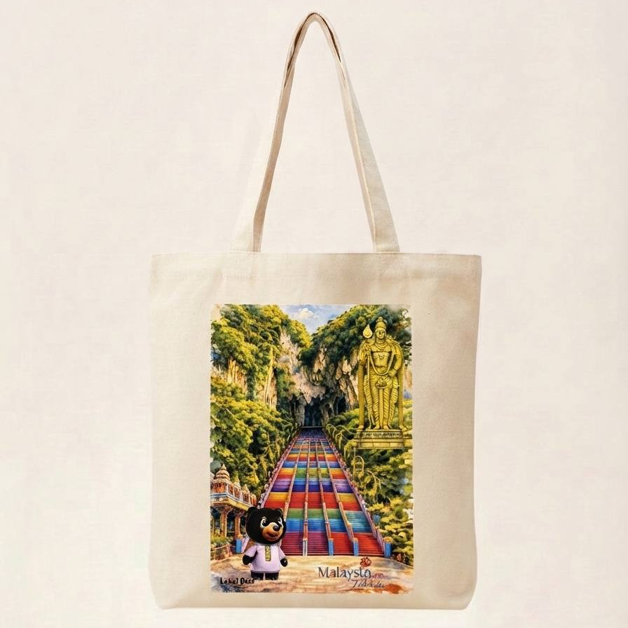 LDVM01 - Canvas Tote Bag (M) Batu Caves 