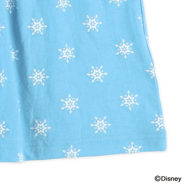 🇯🇵預訂 日本直送🇯🇵清爽材質Elsa雪花印花法式袖家居服上下套裝