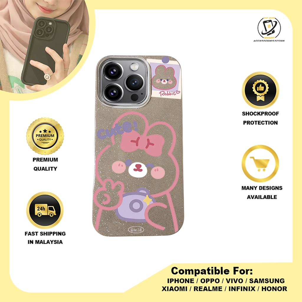 BLING CASE PHONE FOR IPHONE - DESIGN RABBIT A