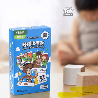 綠鼻子 ToyStory 玩具總動員 涼感舒緩止癢貼 *30袋 (0歲+適用) 平行進口