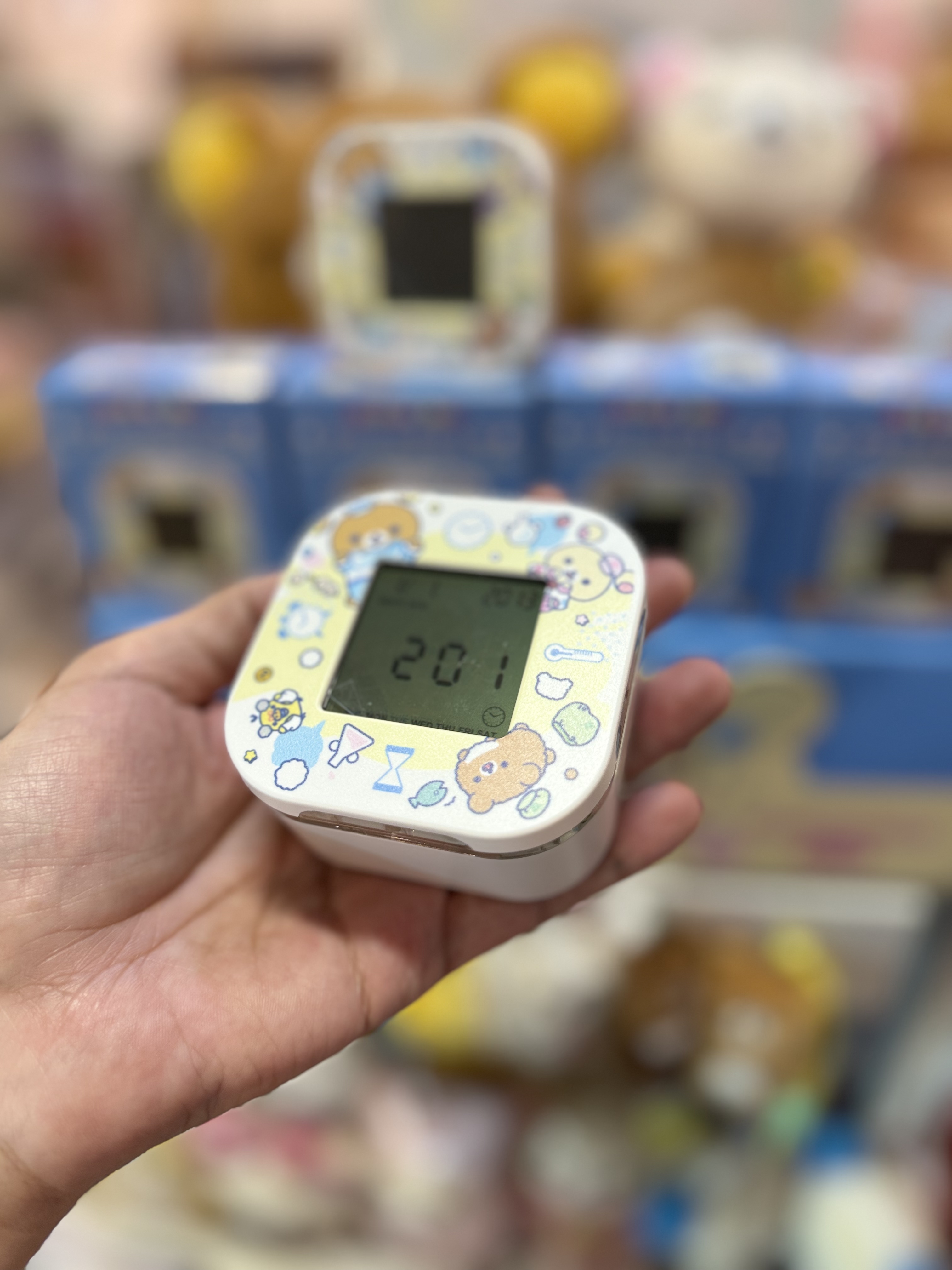 《現貨》全新rilakkuma 實驗室系列鬧鐘 使用3粒AAA電芯（另外配）