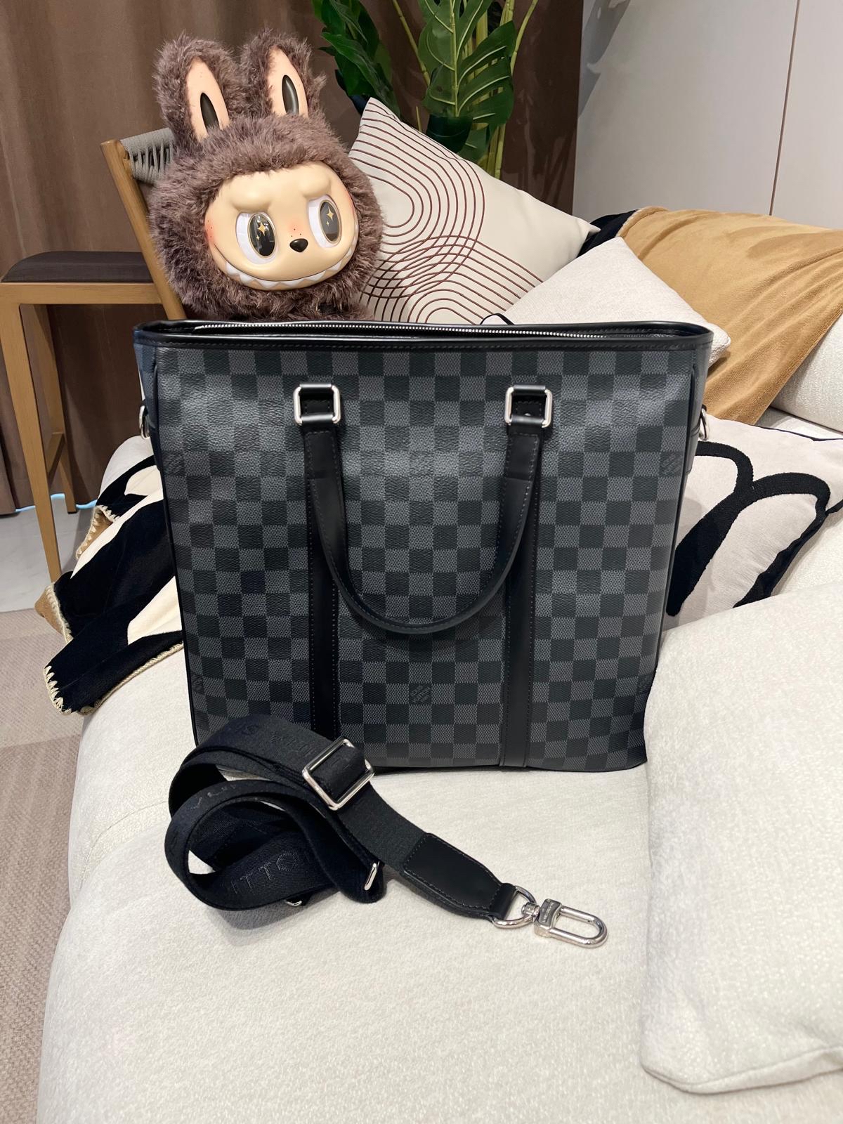 LV Damier Graphite 2Way Bag M41259 100%Authentic, 98%New ✅Dust bag