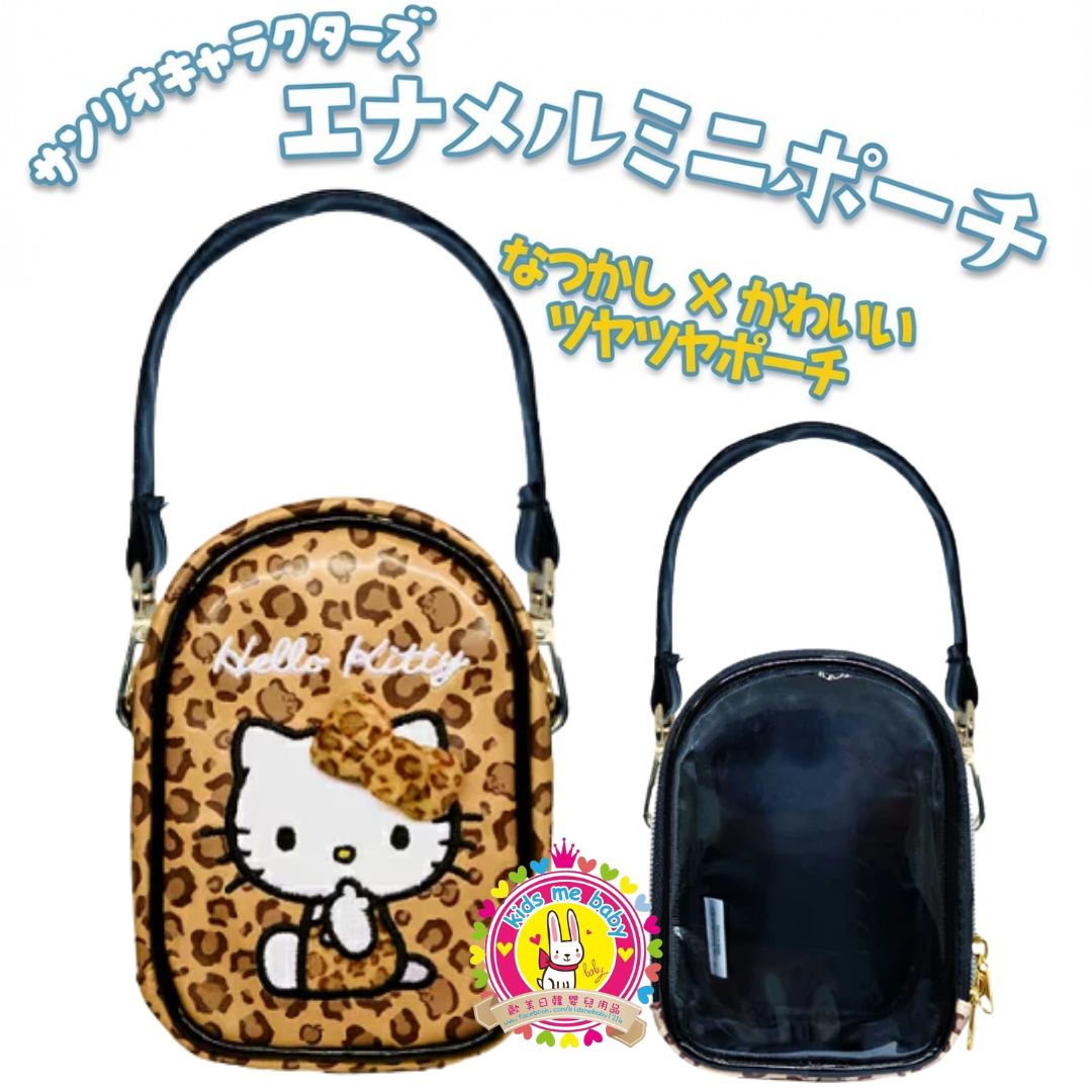 Hello Kitty 吉蒂貓 平成復古 亮面迷你袋 豹紋 ⏰ 預購商品 - 歡迎查詢到貨期 ⏰