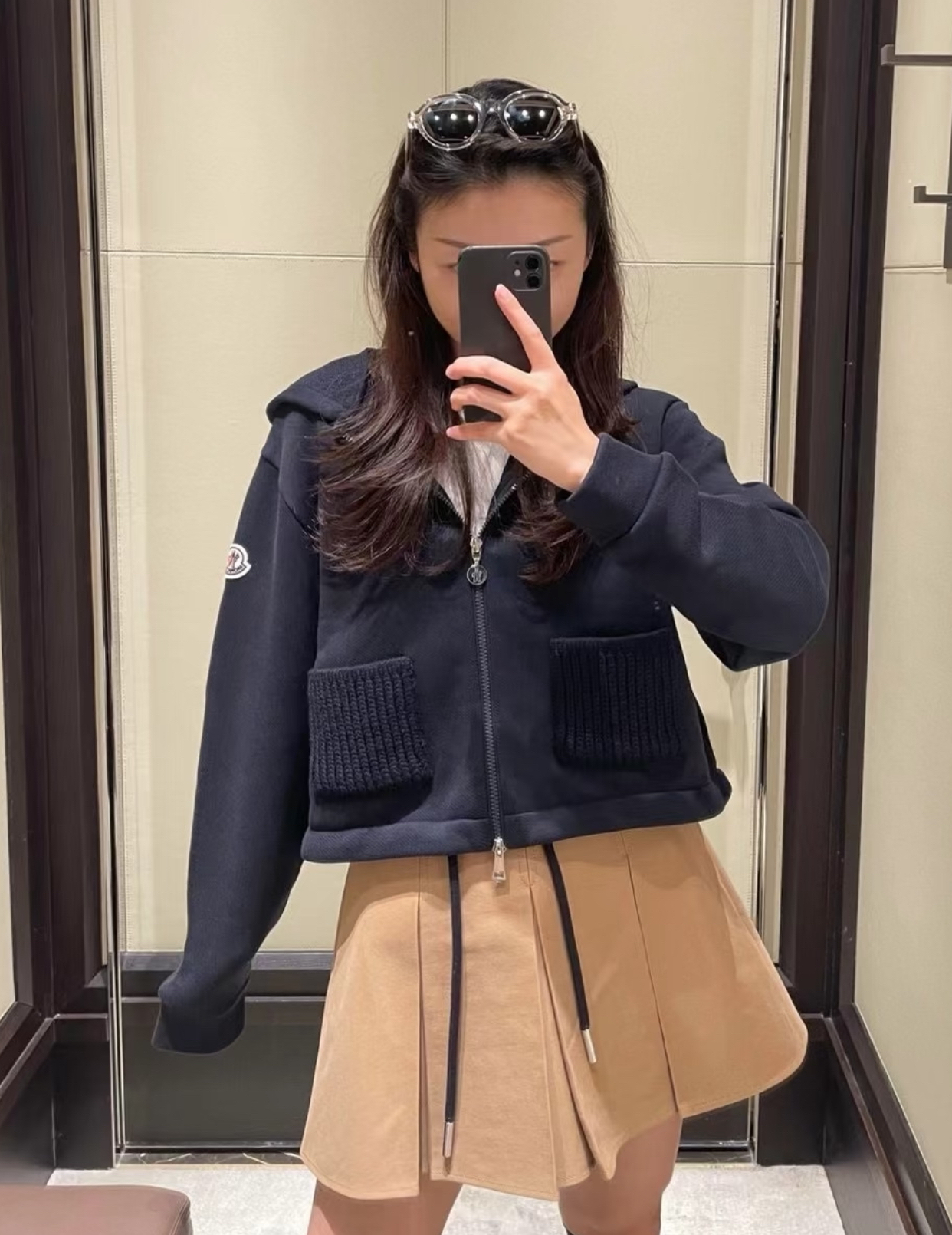 訂貨📮Moncler 新款深藍色連帽外套 🫶🏻 SIZE S/M/L