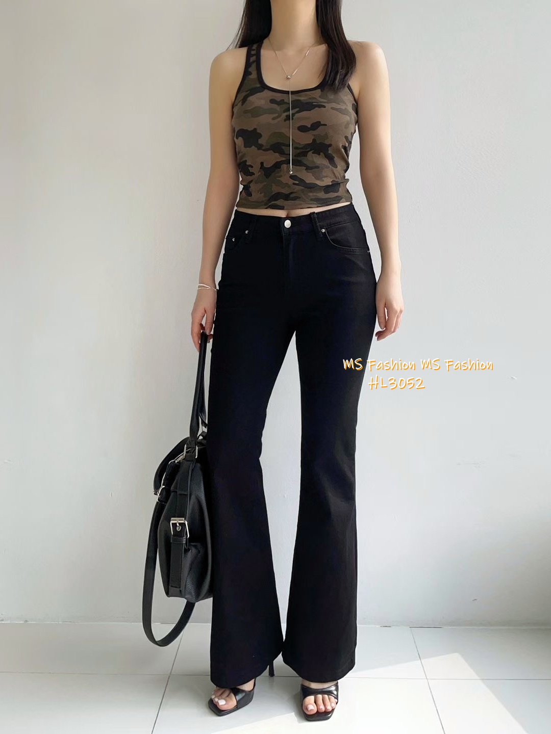 HL3052 韓國🌼Howluk冰涼面料喇叭牛