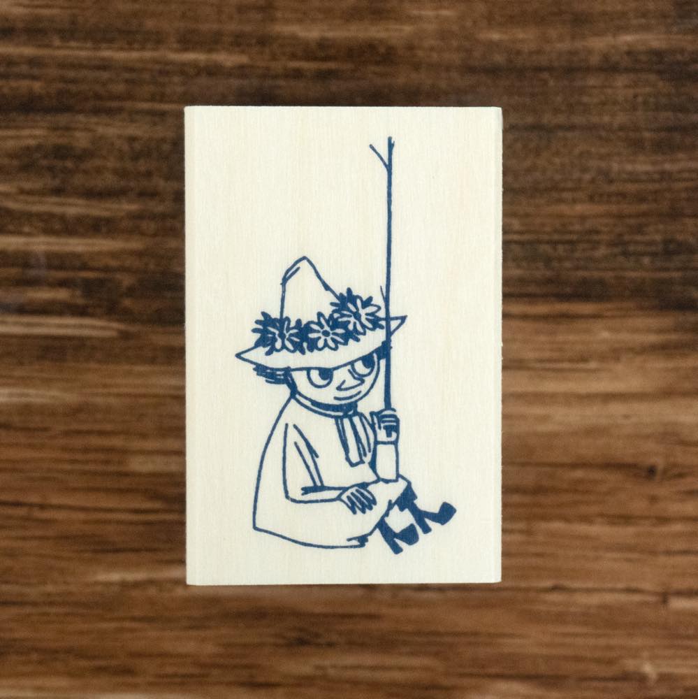 現貨｜Snufkin 史力奇 Moomin 姆明 日本製 Beverly 木製 印章 印仔 (TSW-136)