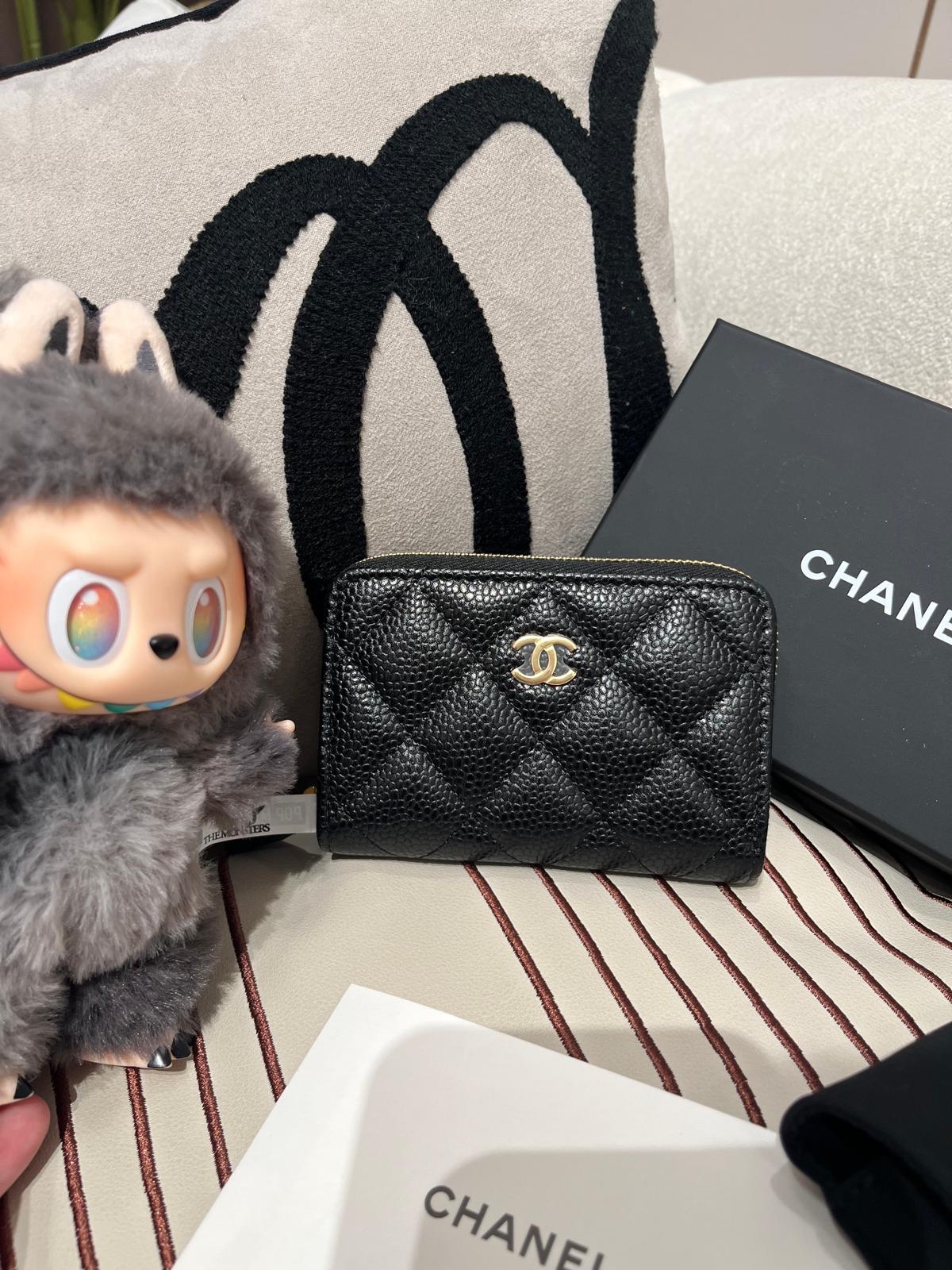 Chanel card holder AP0216 黑色荔枝牛皮 100%Authentic ,全新 ✅晶片貼✅dust bag✅box 