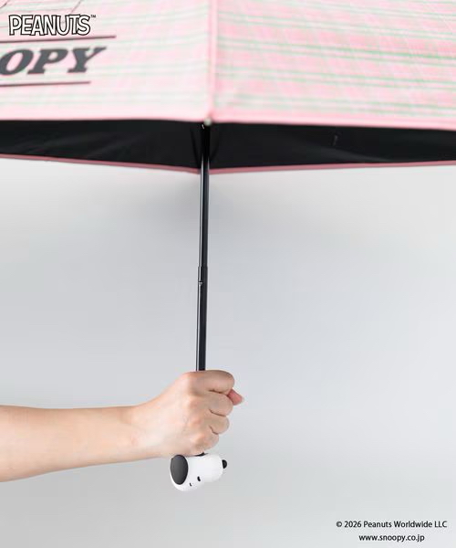 日本LOWRYS FARM聯名 日本🇯🇵限定  Snoopy 史努比 x LOWRYS FARM 聯乘版 黑色SNOOPY遮陽傘 雨傘 縮骨遮（防曬 防UV 遮光擋光） 