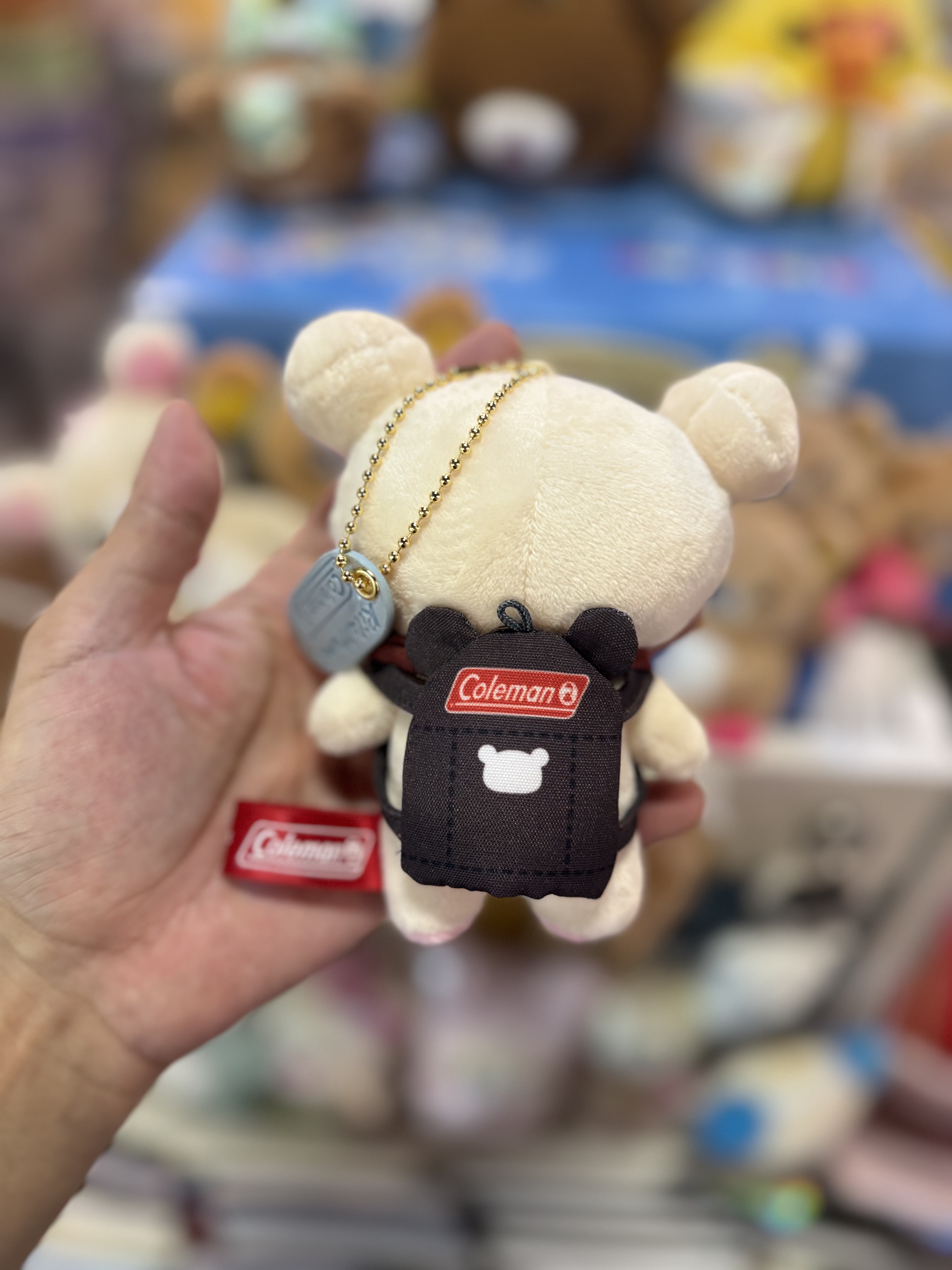 《現貨》全新日本專店限定 rilakkuma  x Coleman 掛飾