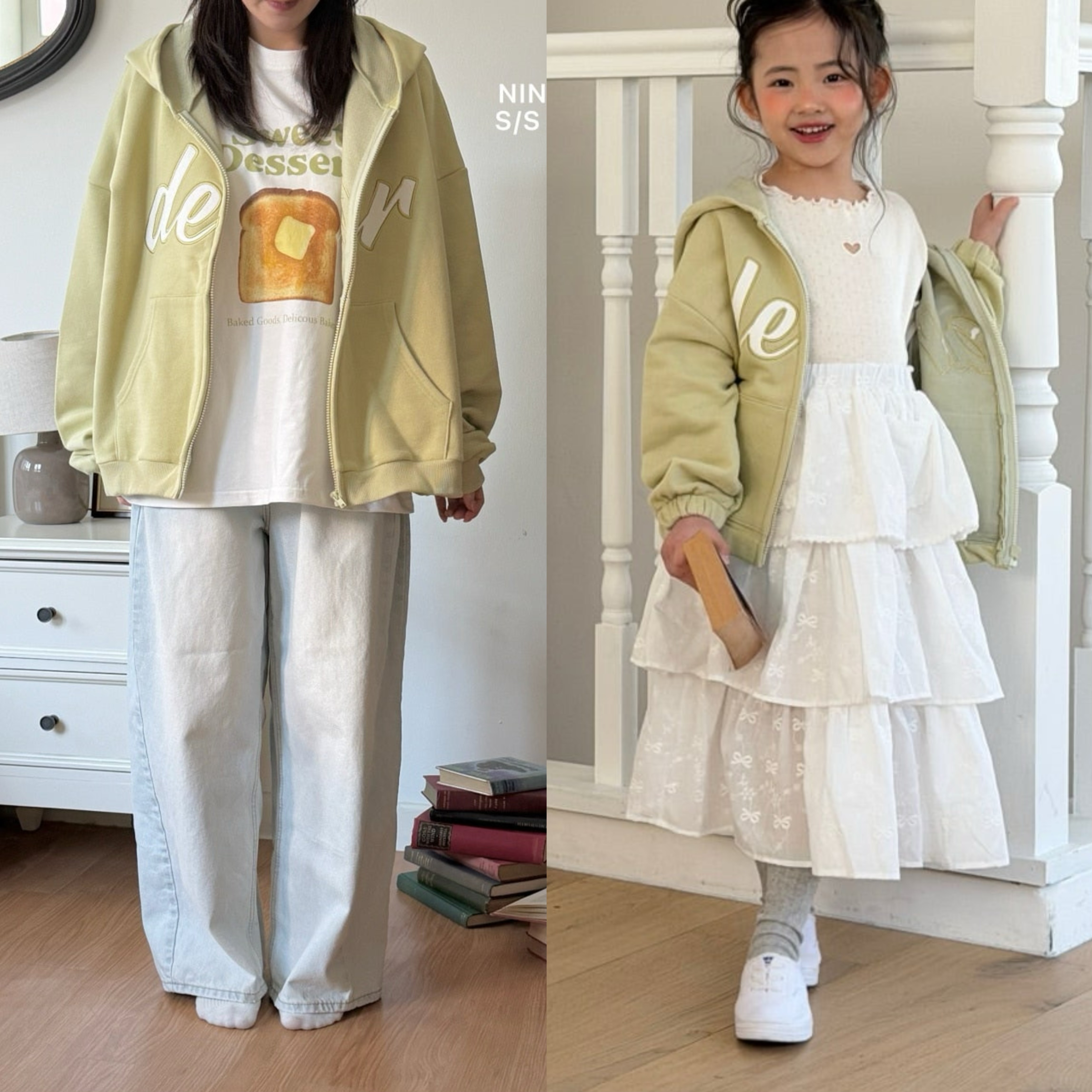 🇰🇷ninibello hood zip up 親子