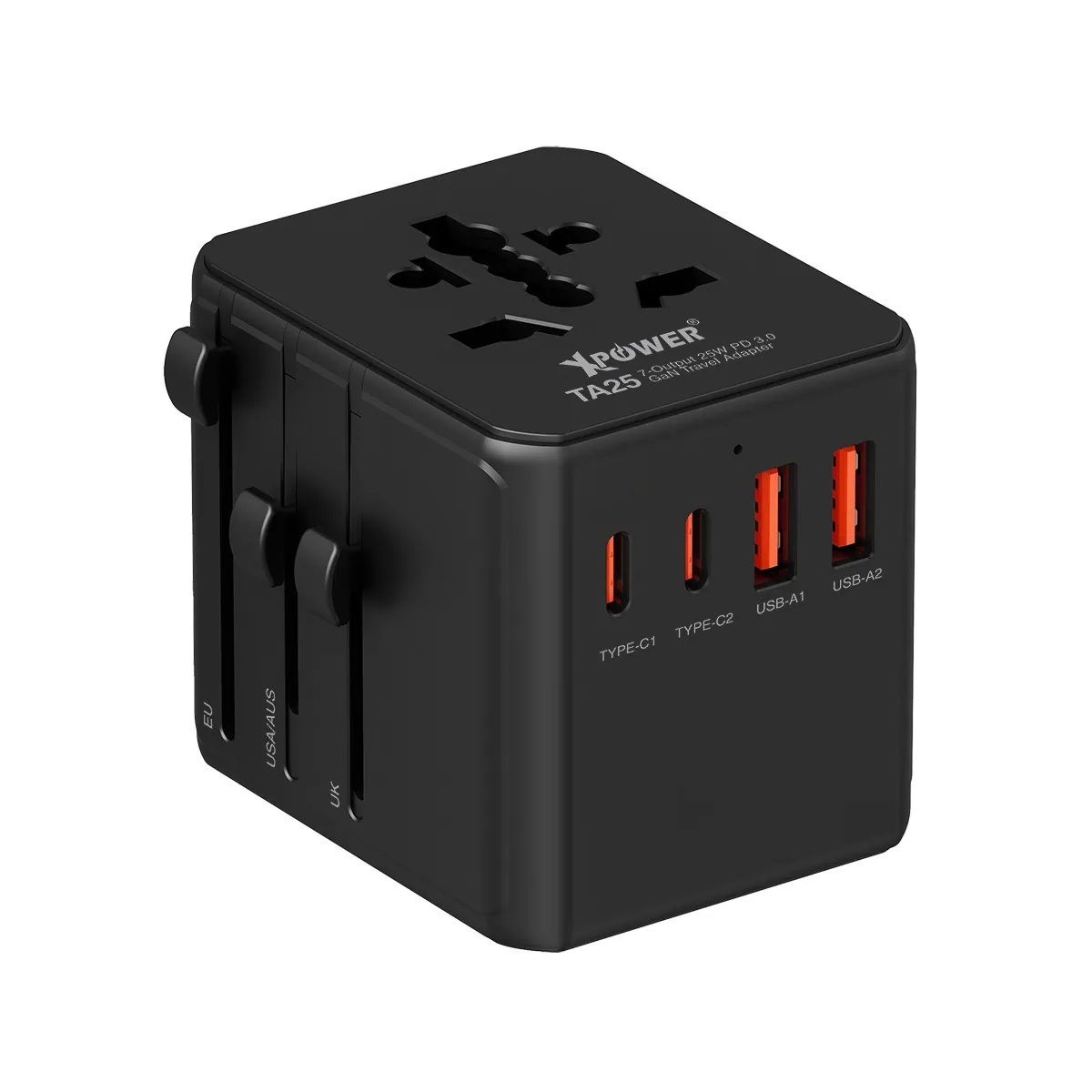 XPower TA25 7輸出 PD/PPS 25W Gan旅行充電器