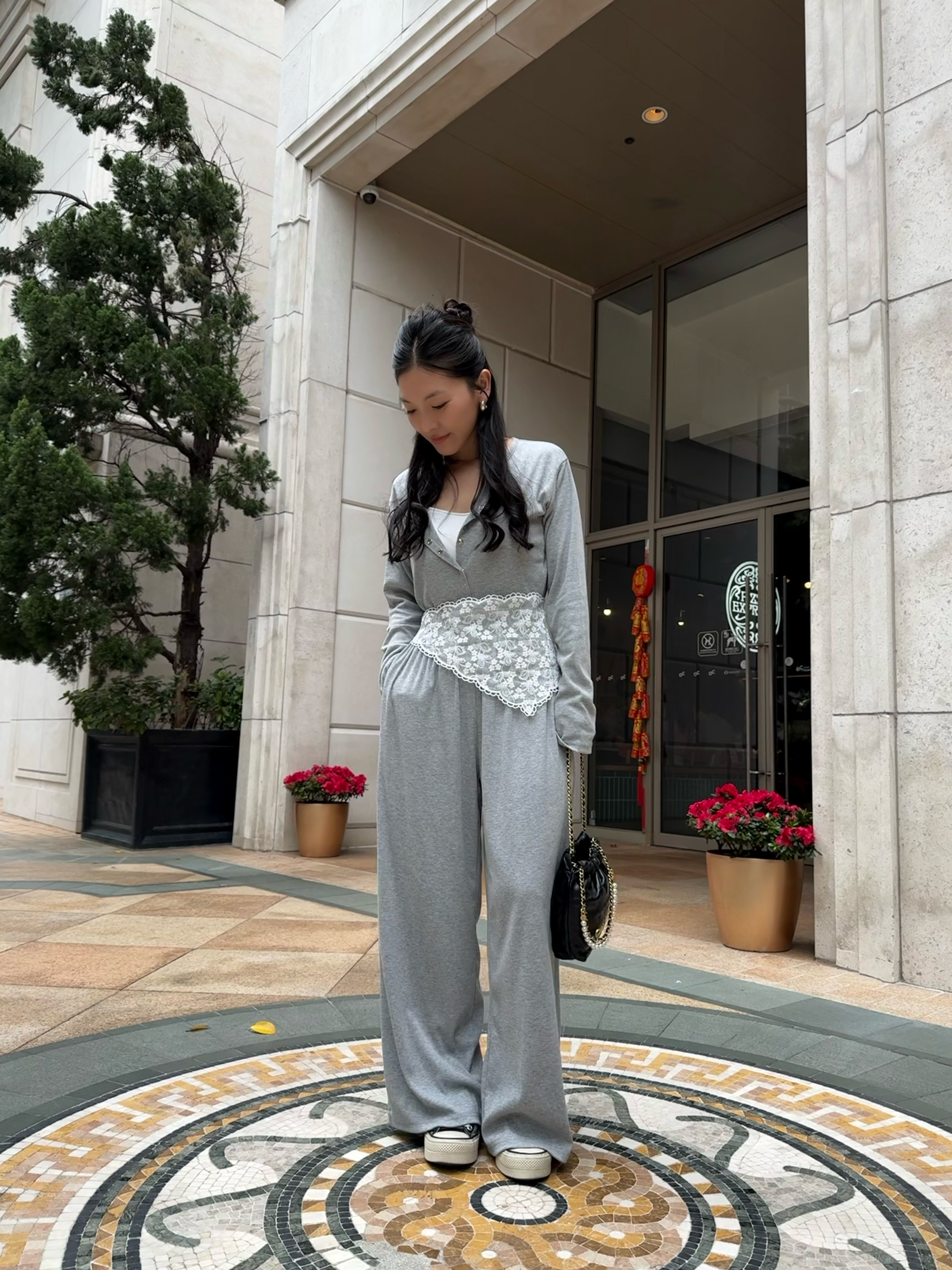 F09 啪鈕外套+褲Set